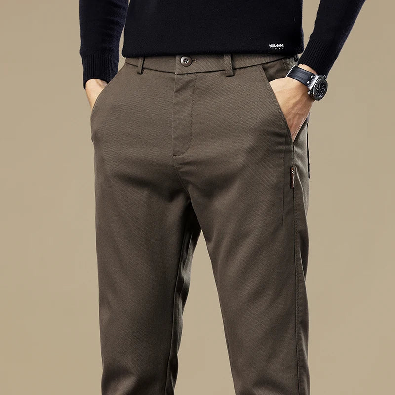 Pantalon Chino Homme en Sergé
