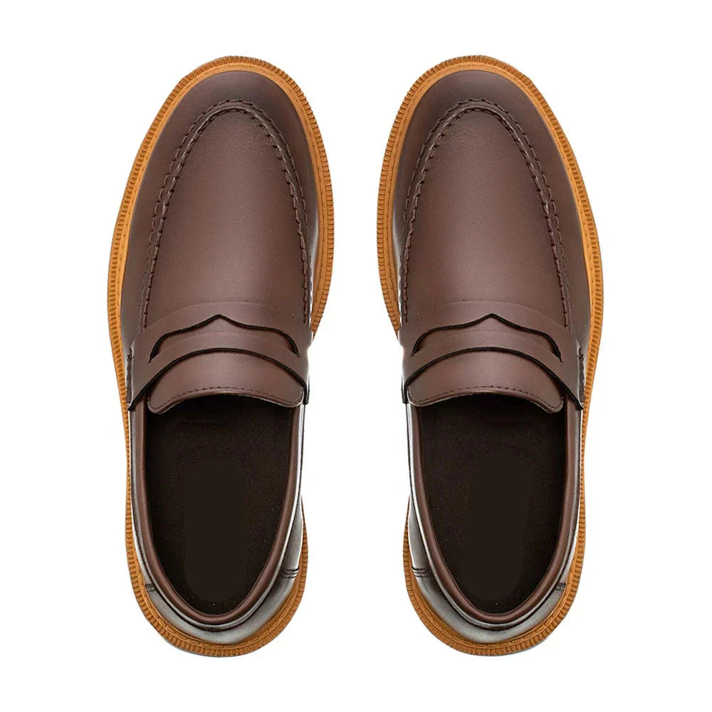 Mocassin Homme à Semelle Crantée – Style, Légèreté et Confort