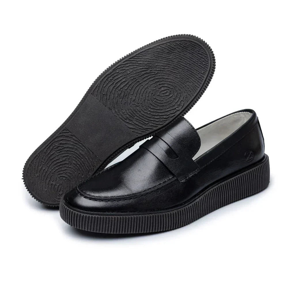 Chaussure Habillée Homme Mocassin en Cuir Véritable – Style Décontracté