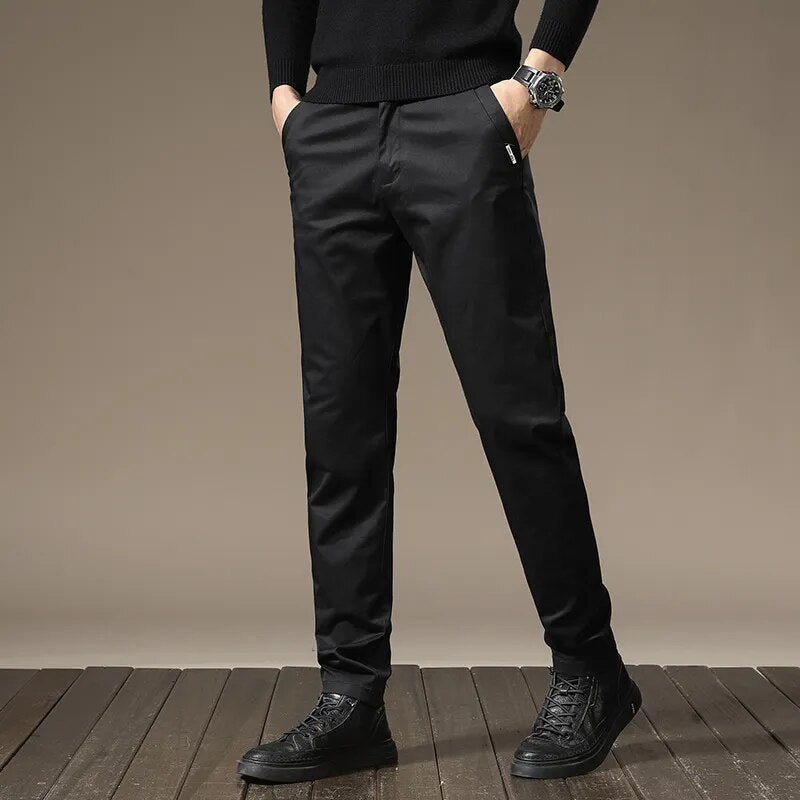 Calça Chino Masculina em Sarja Rouffman FF24